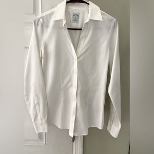 Brooks Brothers Fitted Non Iron All Cotton Button Down Shirt Sz 2